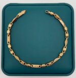 Pulso Rustico 6.3gr / 20cm Oro Amarillo 18k