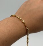 Pulso Rustico 6.3gr / 20cm Oro Amarillo 18k - Image 3