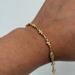 Pulso Rustico 4.1gr / 20cm / Diamantado Oro Amarillo 18k - Image 3