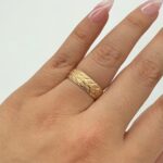 Argolla Matrimonio 3.1gr / Talla 8 Oro Amarillo 18k - Image 2