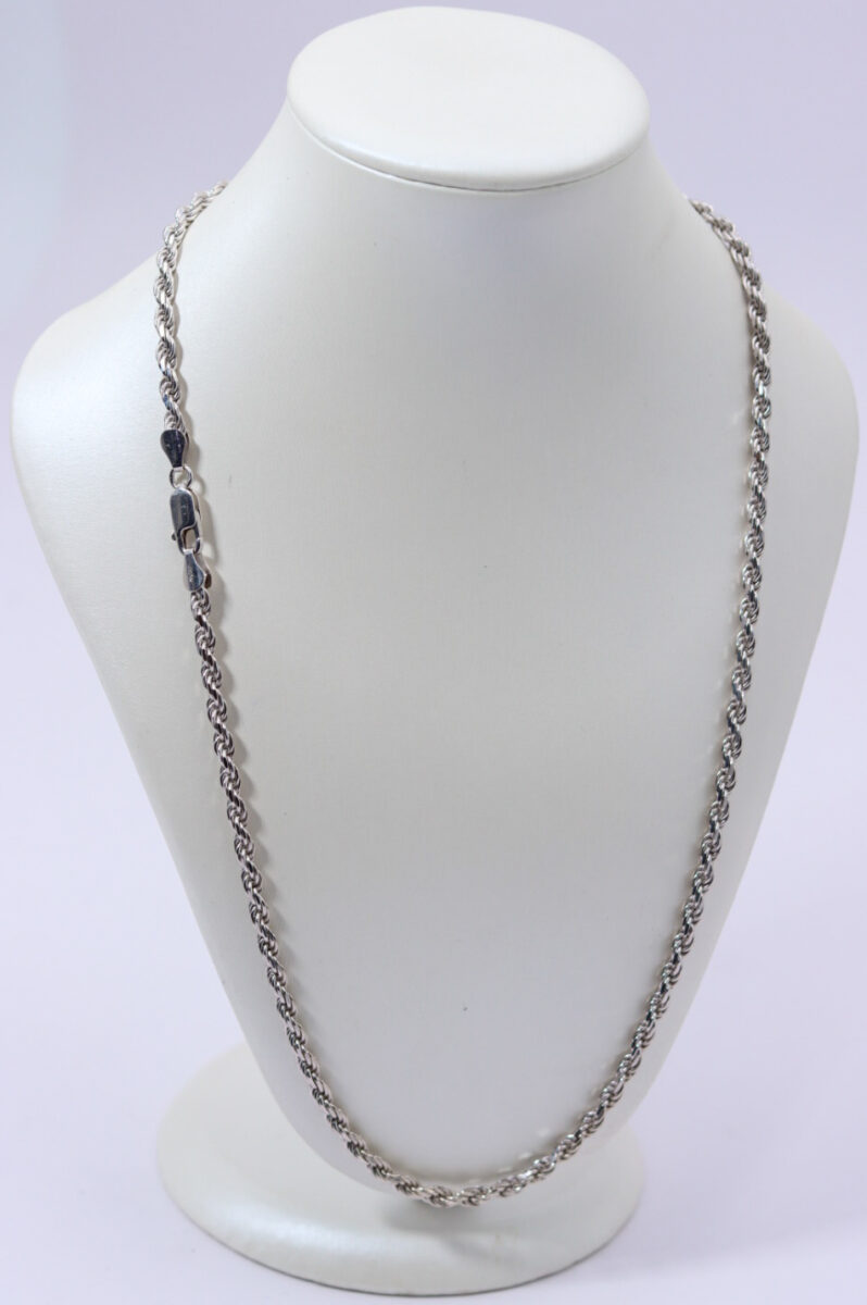 Cadena lazo 60cm / 8.00 gr Ley 925 Plata