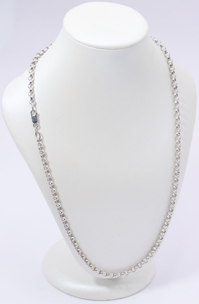 Cadena Aro Seguido 75cm / 5mm 28,27gr Ley 925 silver